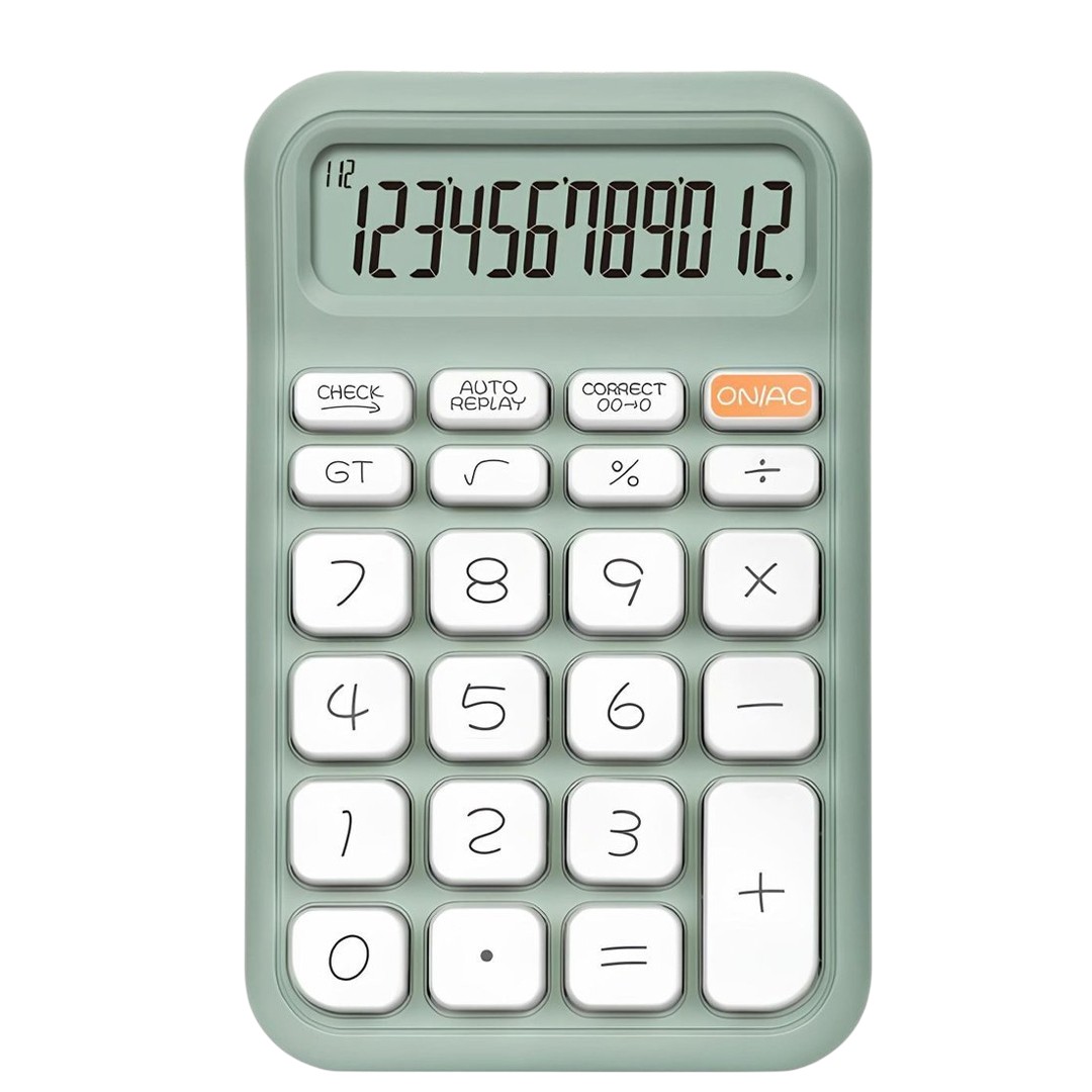 YEŞİL 12 HANELİ HESAP MAKİNESİ (5271)