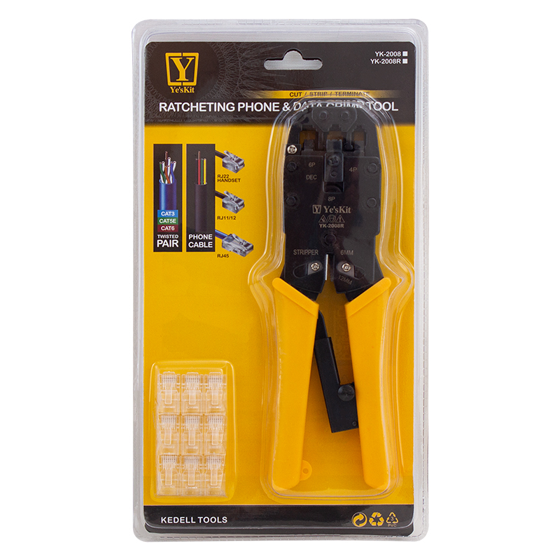 YK-2008R RJ11-RJ12-RJ22-RJ45 SOKET SIKMA PENSESİ (5271)