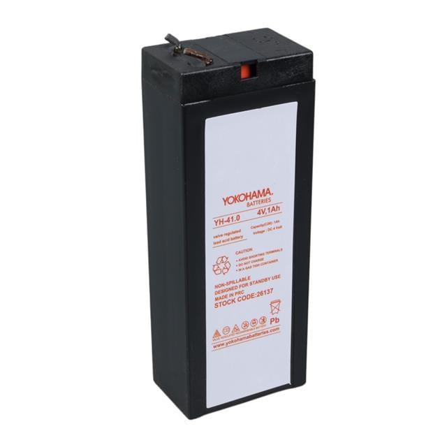 Yokohama YH-41.0 4 Volt - 1 Amper Akü (34x64x21 mm) (5271) Yokohama YH-41.0 4 Volt - 1 Amper Akü (34x64x21 mm) (5271)