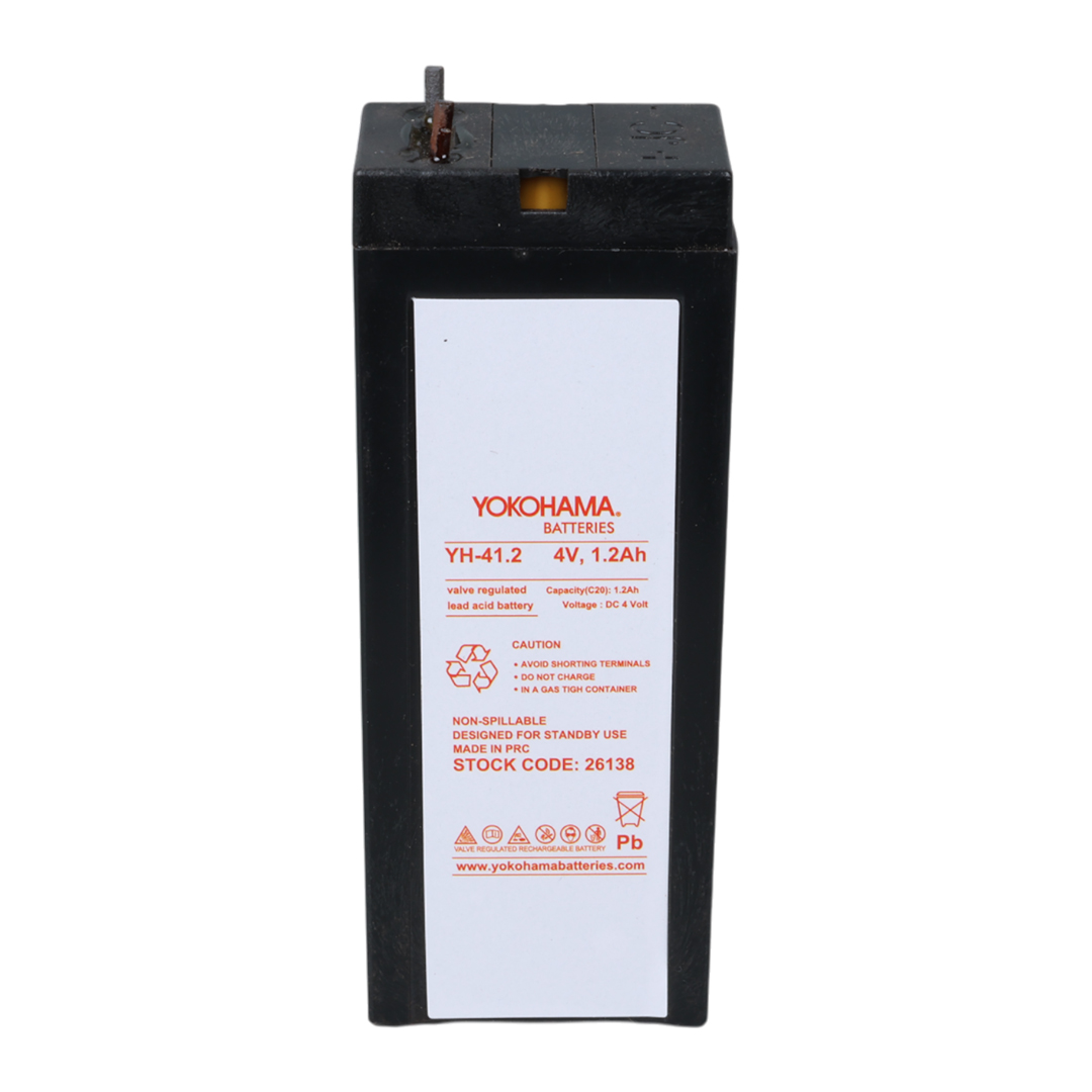 YOKOHAMA YH-41.2 4 VOLT - 1.2 AMPER KURU AKÜ (35.2 X 22 X 91 MM) (5271) YOKOHAMA YH-41.2 4 VOLT - 1.2 AMPER KURU AKÜ (35.2 X 22 X 91 MM) (5271)