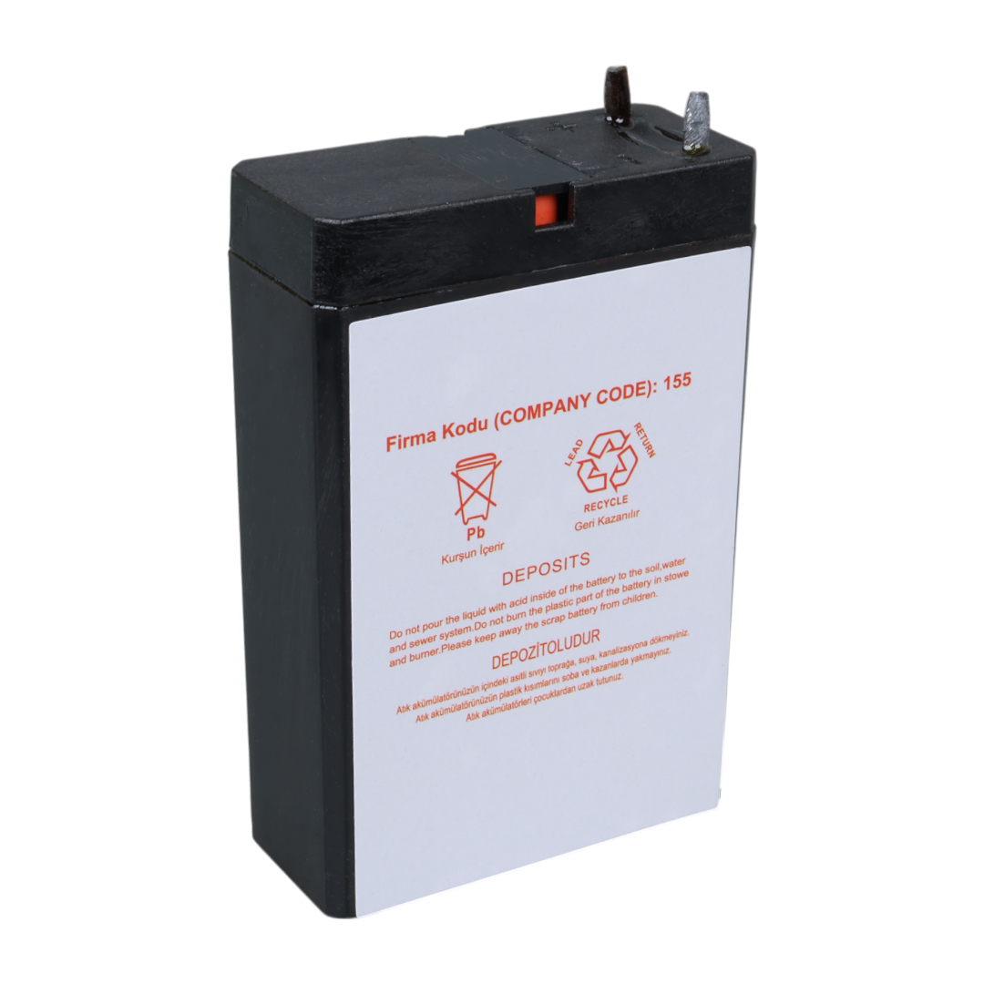 YOKOHAMA YH-41.8 4 VOLT - 1.8 AMPER KURU AKÜ (50 X 76 X 22 MM) (5271)