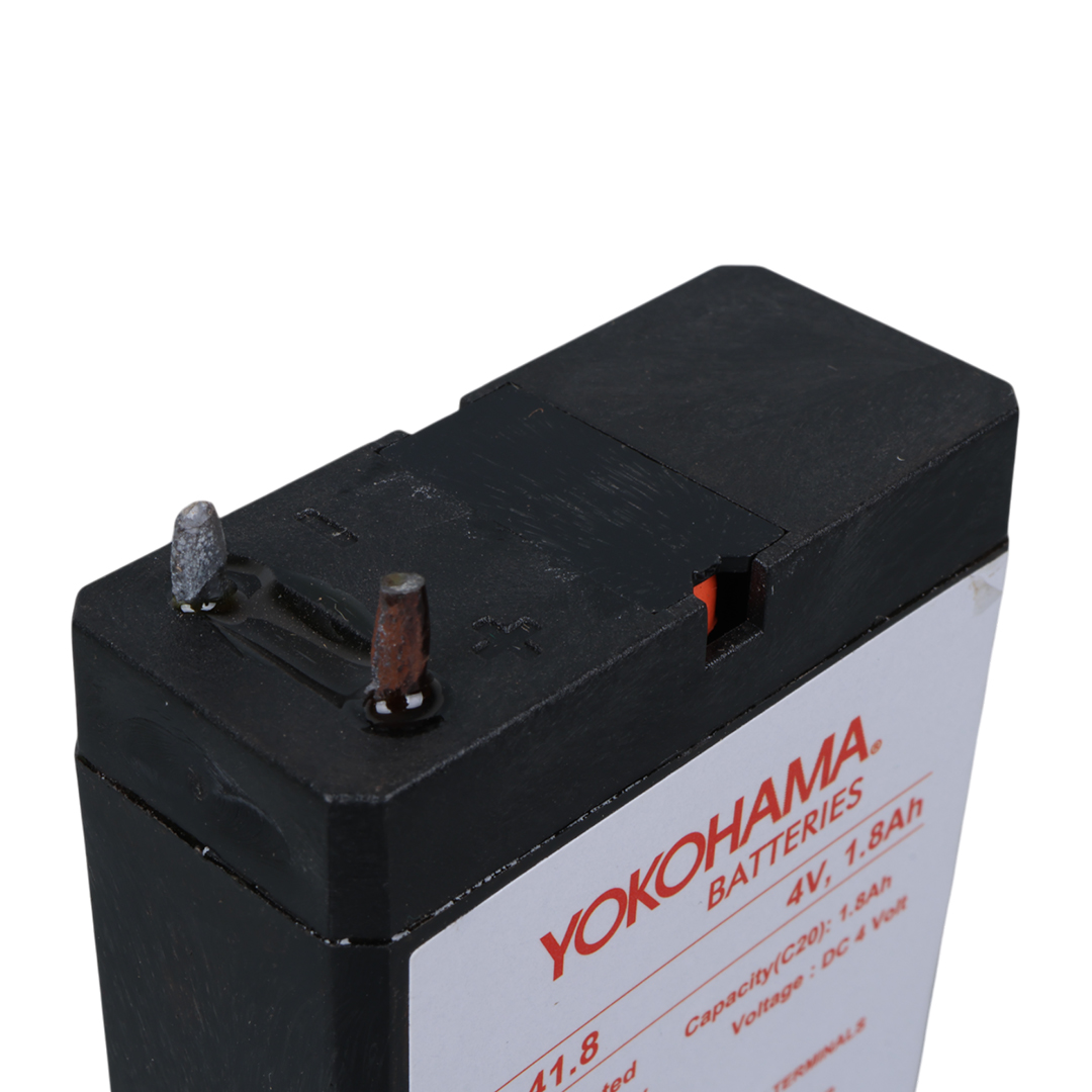 YOKOHAMA YH-41.8 4 VOLT - 1.8 AMPER KURU AKÜ (50 X 76 X 22 MM) (5271) YOKOHAMA YH-41.8 4 VOLT - 1.8 AMPER KURU AKÜ (50 X 76 X 22 MM) (5271)