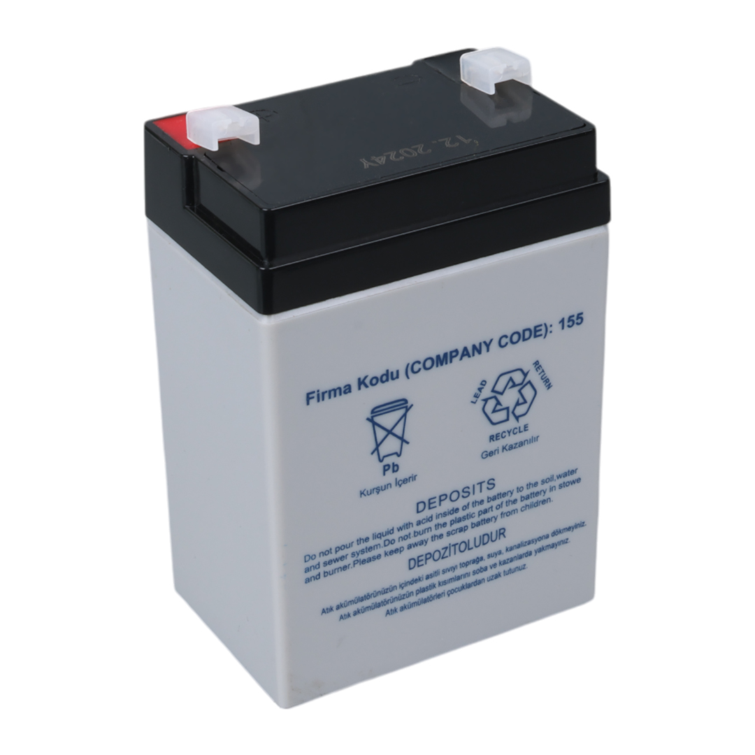 YOKOHAMA YH-48.0 4 VOLT - 8 AMPER KURU AKÜ (68 X 45 X 95 MM) (5271)