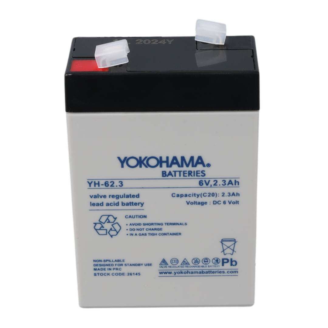 YOKOHAMA YH-62.3 6 VOLT - 2.3 AMPER AKÜ (101 X 66 X 33 MM) (5271) YOKOHAMA YH-62.3 6 VOLT - 2.3 AMPER AKÜ (101 X 66 X 33 MM) (5271)