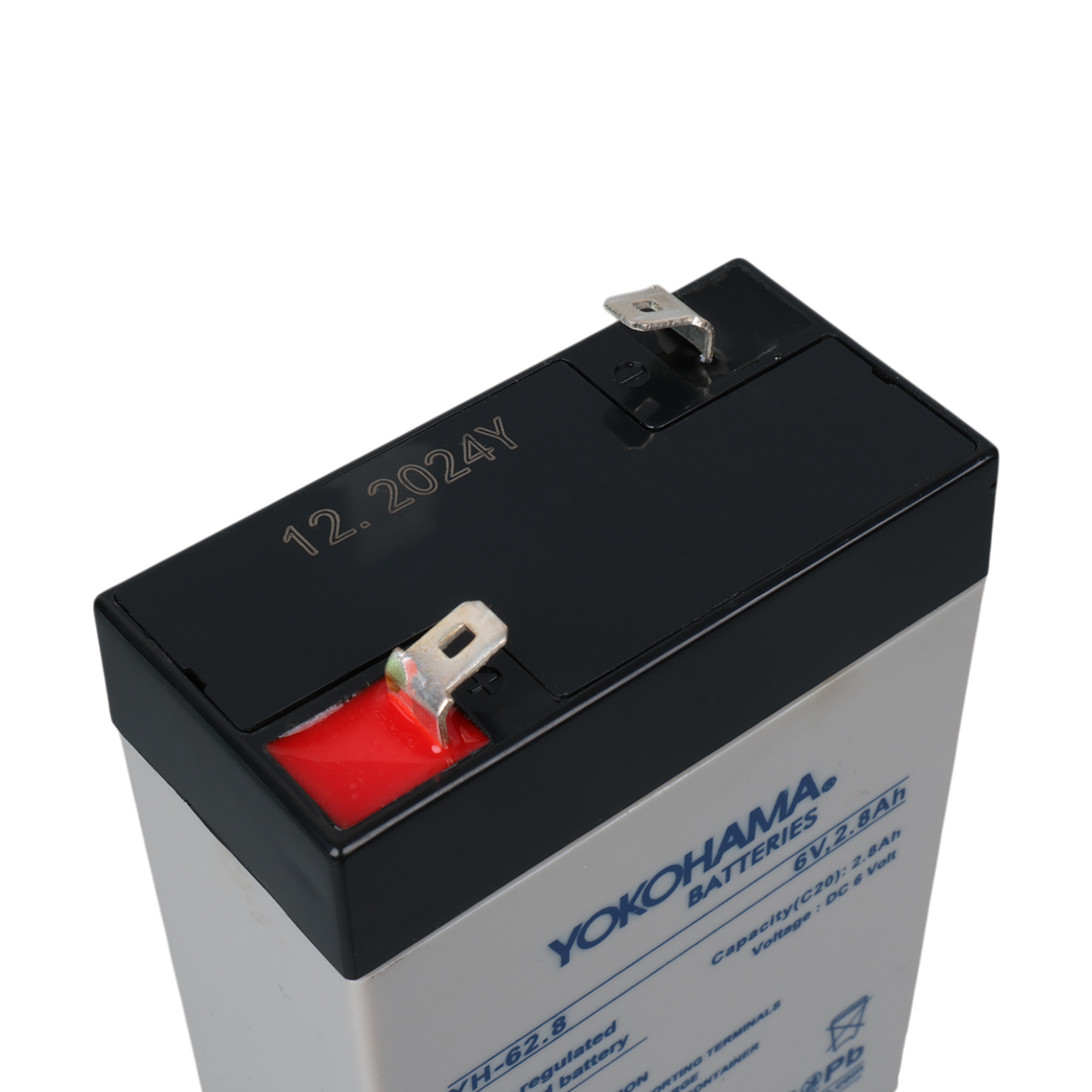 YOKOHAMA YH-62.8 6 VOLT - 2.8 AMPER DİK AKÜ (66 X 33 X 97 MM) (5271) YOKOHAMA YH-62.8 6 VOLT - 2.8 AMPER DİK AKÜ (66 X 33 X 97 MM) (5271)
