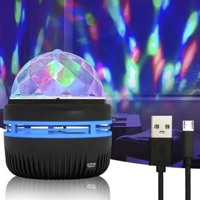 YQX-6888 Mini Usb'li 3 Watt Şarjlı Sihirli Rgb Led Disko Topu (5271) YQX-6888 Mini Usb'li 3 Watt Şarjlı Sihirli Rgb Led Disko Topu (5271)