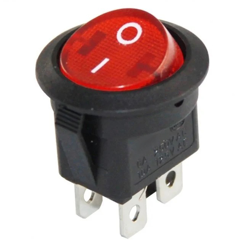 YUVARLAK IŞIKLI ANAHTAR ON-OFF 4P (IC-131-4) (5271)
