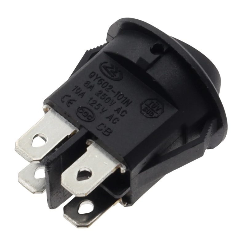 YUVARLAK IŞIKLI ANAHTAR ON-OFF 4P (IC-131-4) (5271)