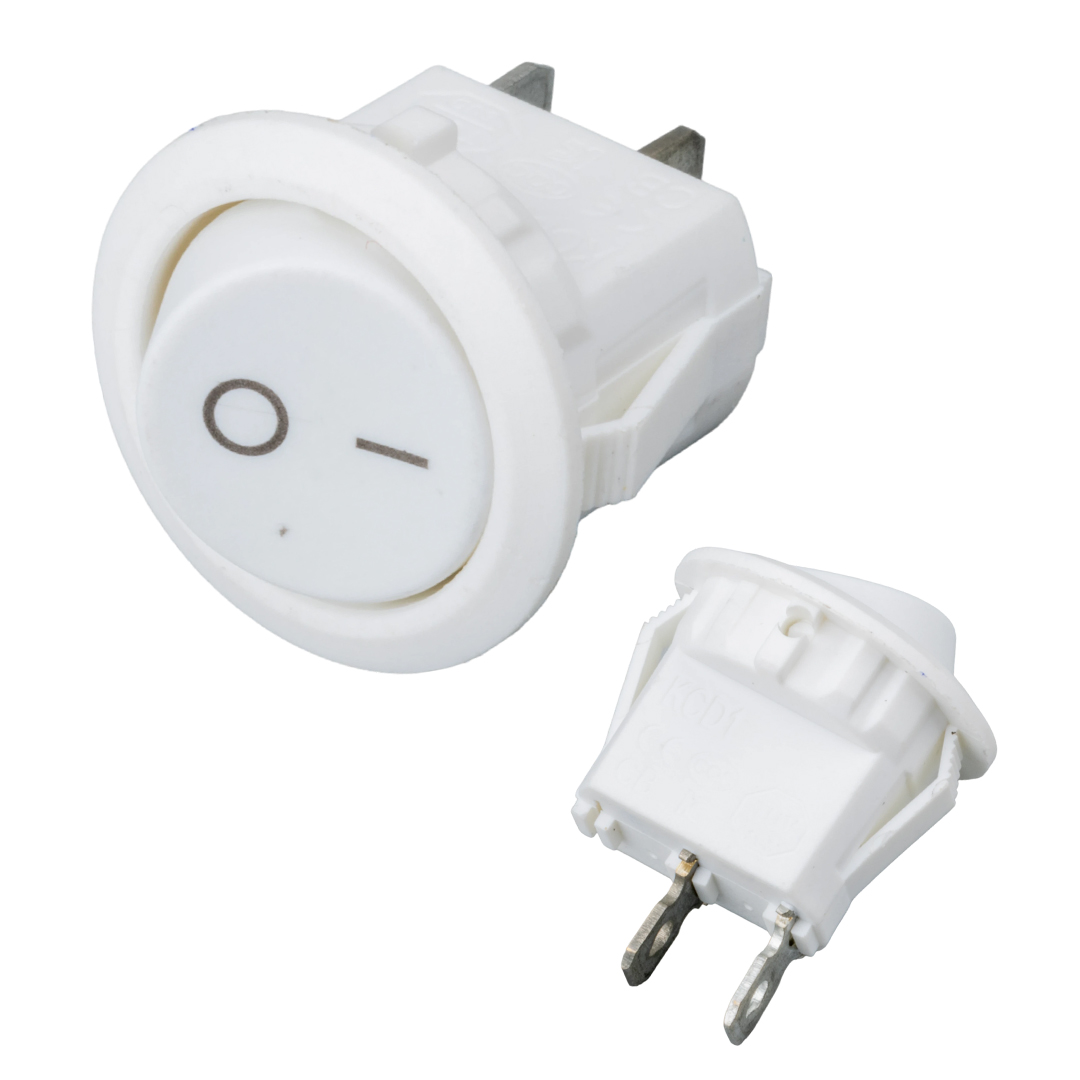YUVARLAK IŞIKSIZ ANAHTAR ON-OFF 2P (IC-133A) (5271)