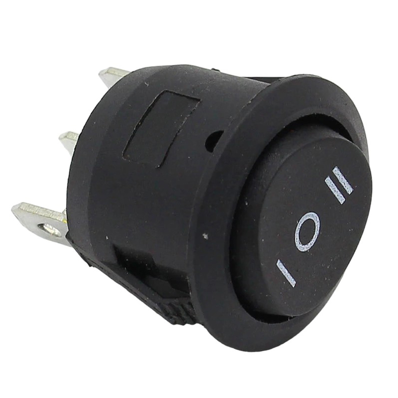 YUVARLAK IŞIKSIZ ANAHTAR ON-OFF-ON 3P (IC-134) (5271)