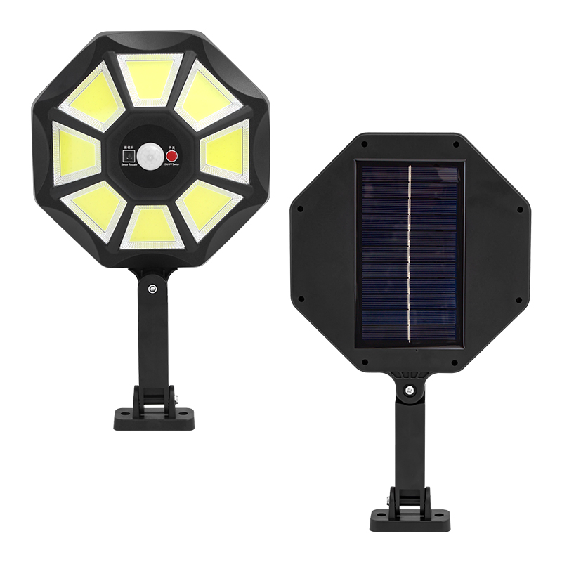 ZB-168B KUMANDALI 3 KADEMELİ 168 COB LEDLİ SENSÖRLÜ BEYAZ SOLAR AYDINLATMA (5271)