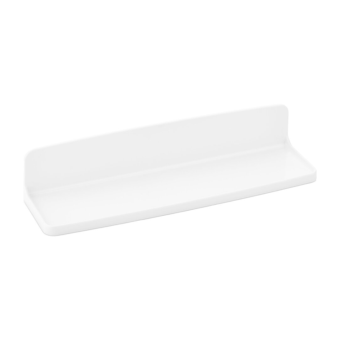 ZEN ETEJER BEYAZ SERT PLASTİK YAPIŞKANLI - DUVARA MONTE 8X29.5CM (5271)