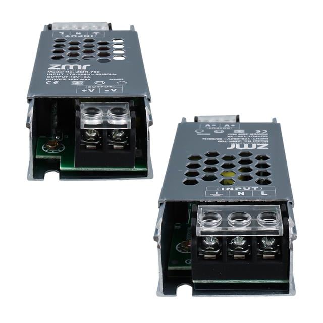 ZMR ZMR-700/B.00 12 Volt 3 Amper 36 Watt Slim Metal Kasa Adaptör (5271) ZMR ZMR-700/B.00 12 Volt 3 Amper 36 Watt Slim Metal Kasa Adaptör (5271)