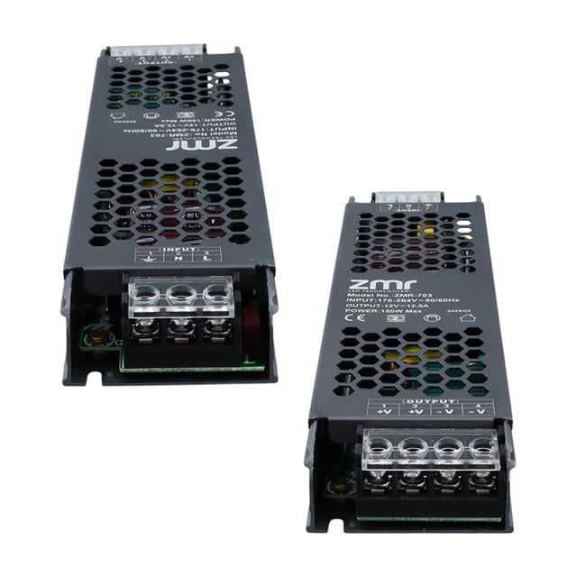 ZMR ZMR-703/B.00 12 Volt 12.5 Amper 150 Watt Slim Metal Kasa Adaptör (5271) ZMR ZMR-703/B.00 12 Volt 12.5 Amper 150 Watt Slim Metal Kasa Adaptör (5271)