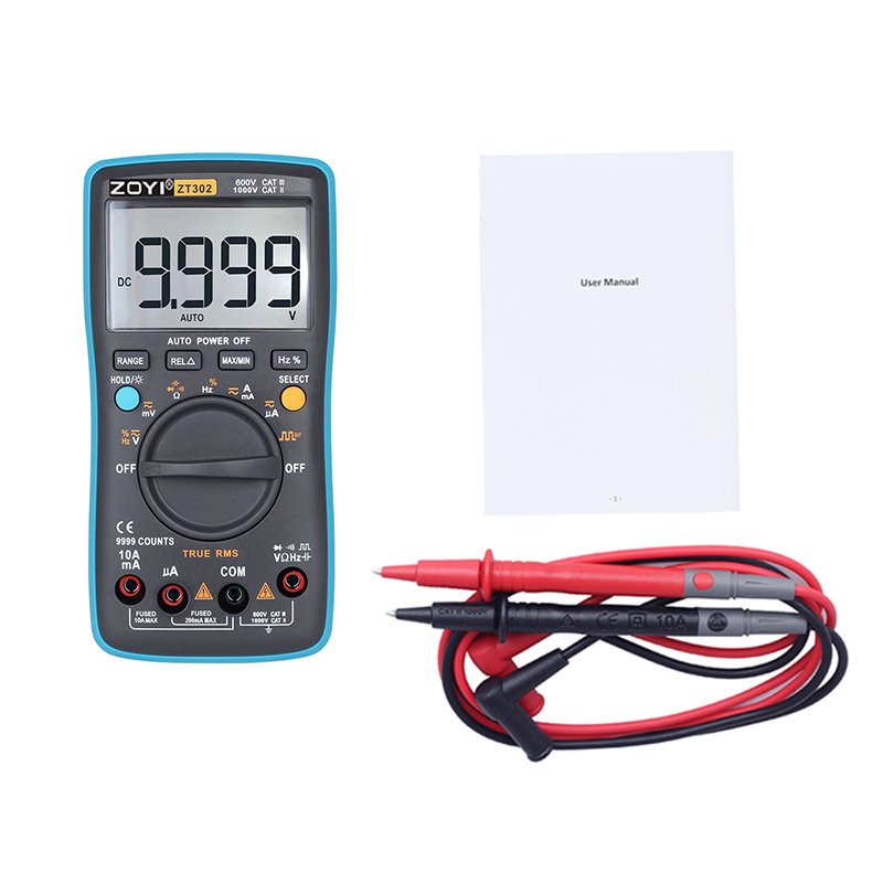 ZOYI ZT-302 TRUE RMS DİJİTAL ÖLÇÜ ALETİ (5271)