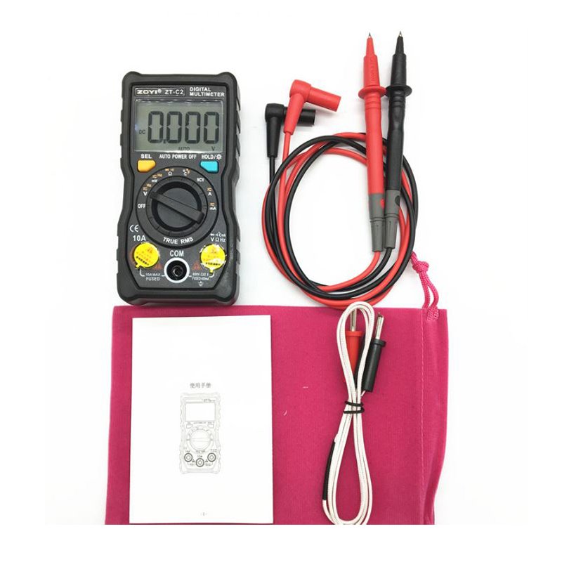 ZOYI ZT-C2 TRUE RMS MİNİ CEP TİPİ DİJİTAL ÖLÇÜ ALETİ (5271)